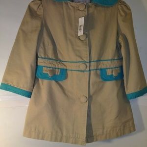 Old Navy Women's Tan & Turquoise Jacket Co…